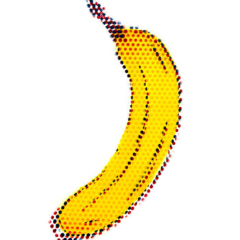 Thomas Baumgärtel -Roy Lichtenstein-Banane