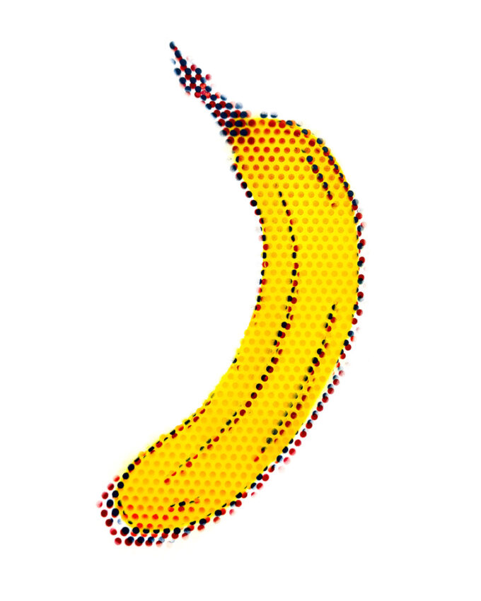 Thomas Baumgärtel -Roy Lichtenstein-Banane